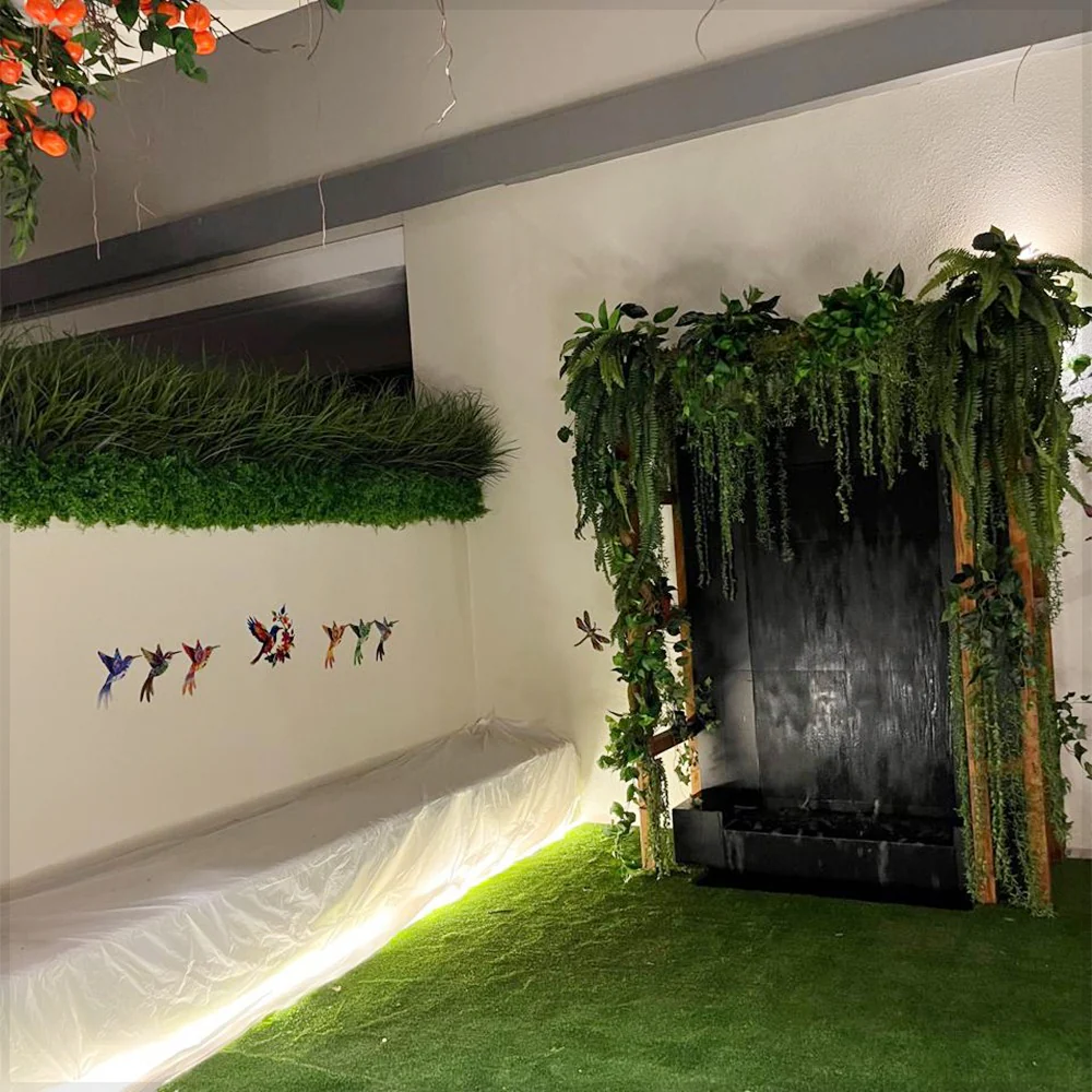 Indoor Green Waterfall Feature for display purposes only (non-sale) - Image 6