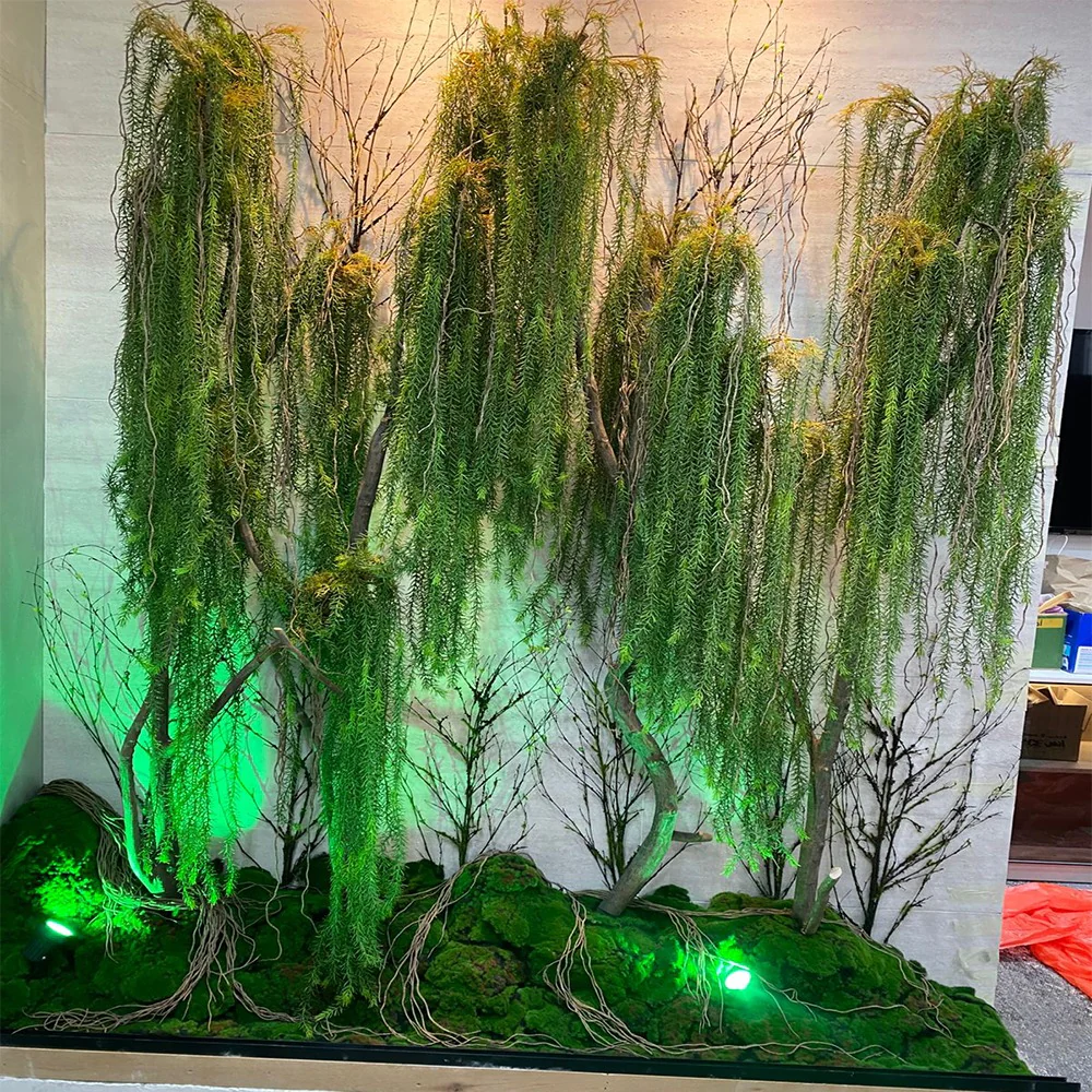 Indoor Vertical Garden With Cascading Greenery for display purposes only (non-sale) - Image 2