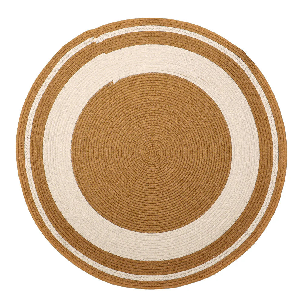 Jute Round Area Rug Natural Fiber Carpet(without accessories) - Image 7
