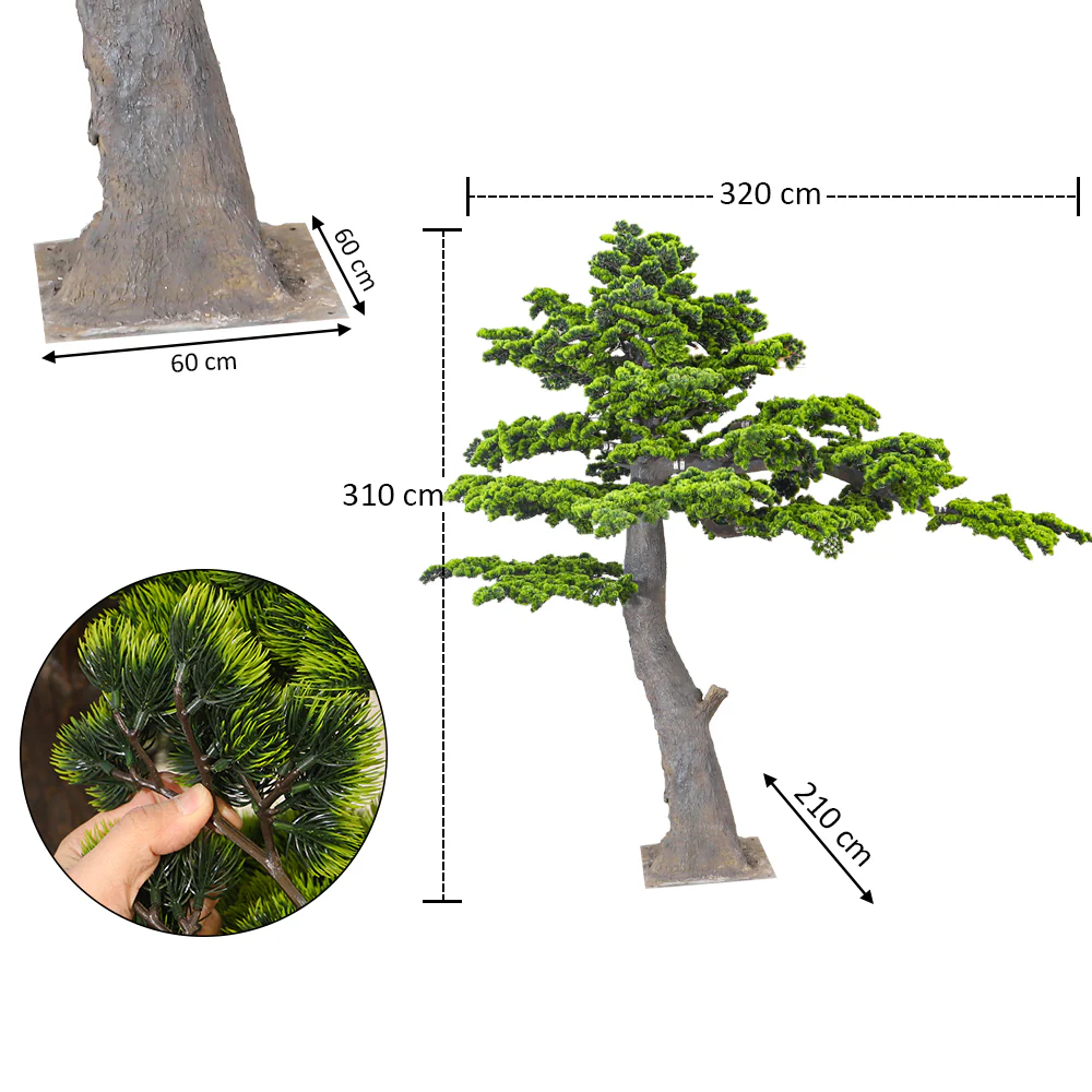 Layered Evergreen Bonsai Tree - Image 2