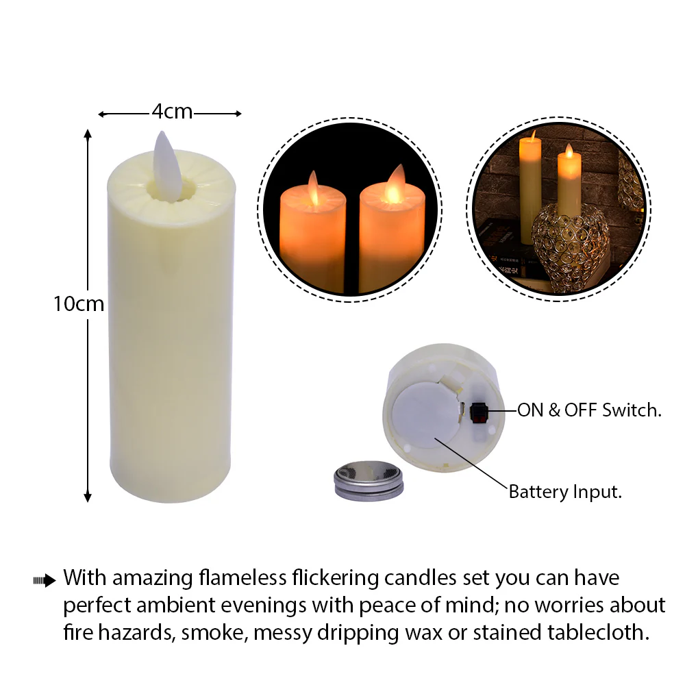 LED Tea Light Candle White - Image 2