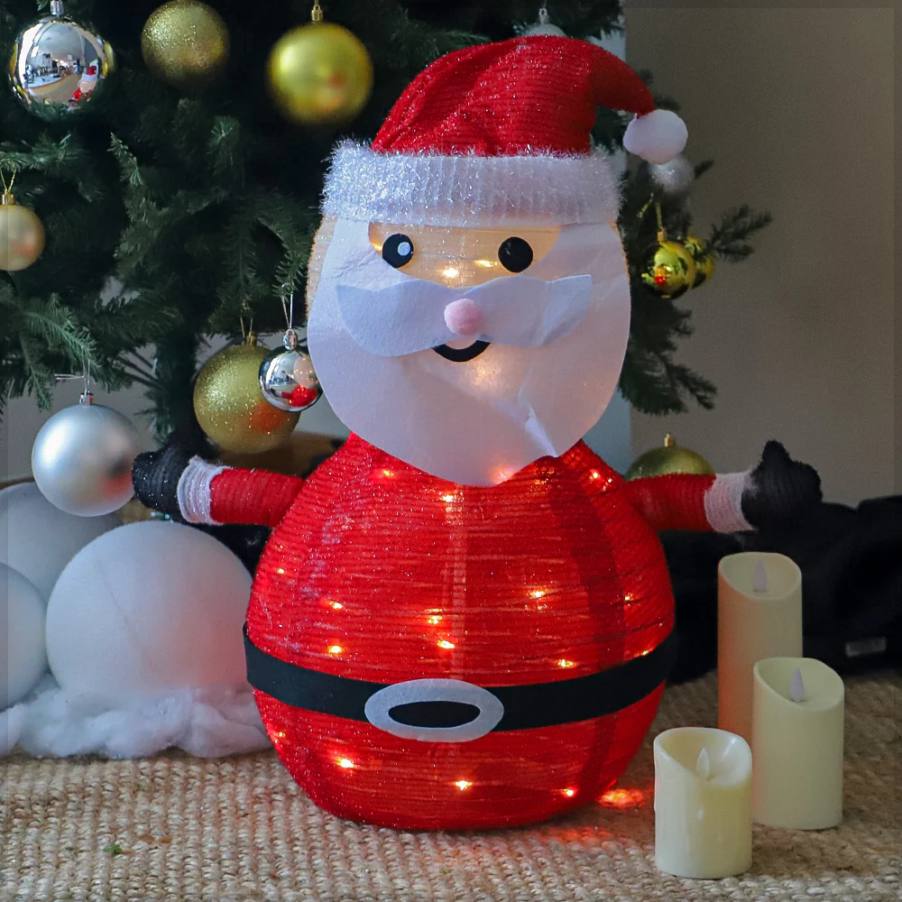 Lighted Christmas Santa Claus