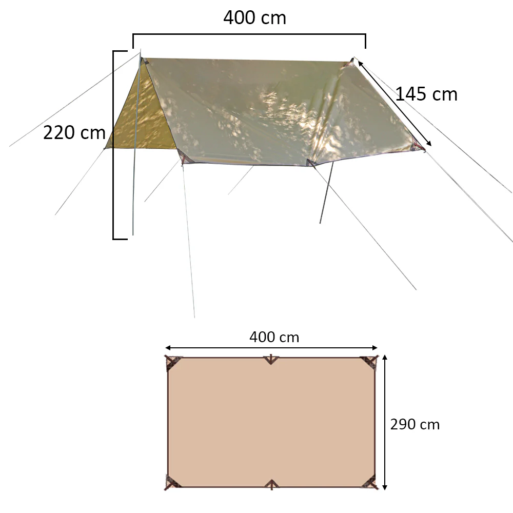 Lightweight Waterproof Tent Tarp - Image 3