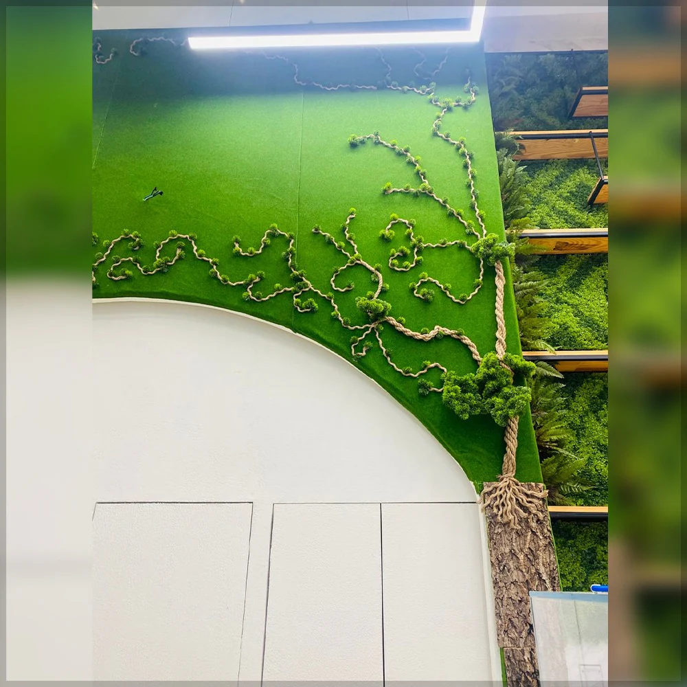 Lush Green Wall Installation for display purposes only (non-sale) - Image 3