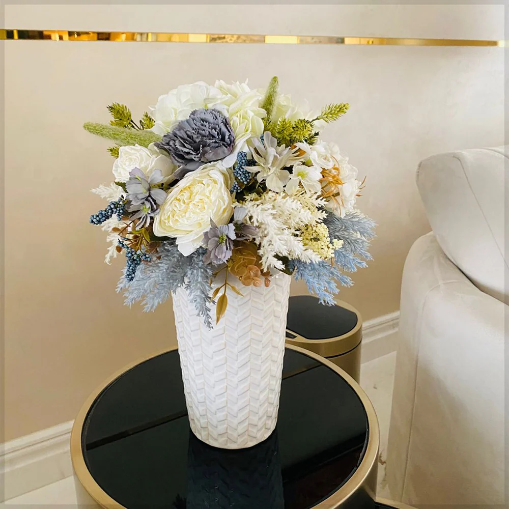 Luxurious Lounge with Elegant Floral Decor for display purposes only (non-sale) - Image 3