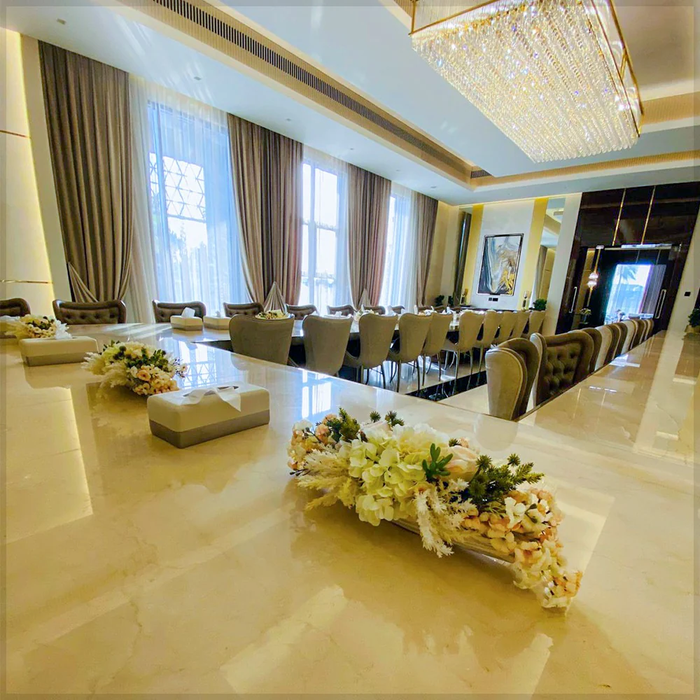 Luxurious Lounge with Elegant Floral Decor for display purposes only (non-sale) - Image 5