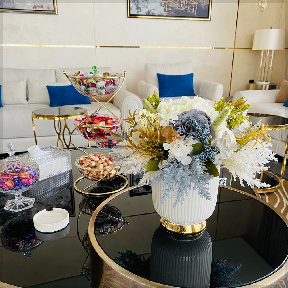 Luxurious Lounge with Elegant Floral Decor for display purposes only (non-sale) - Image 7