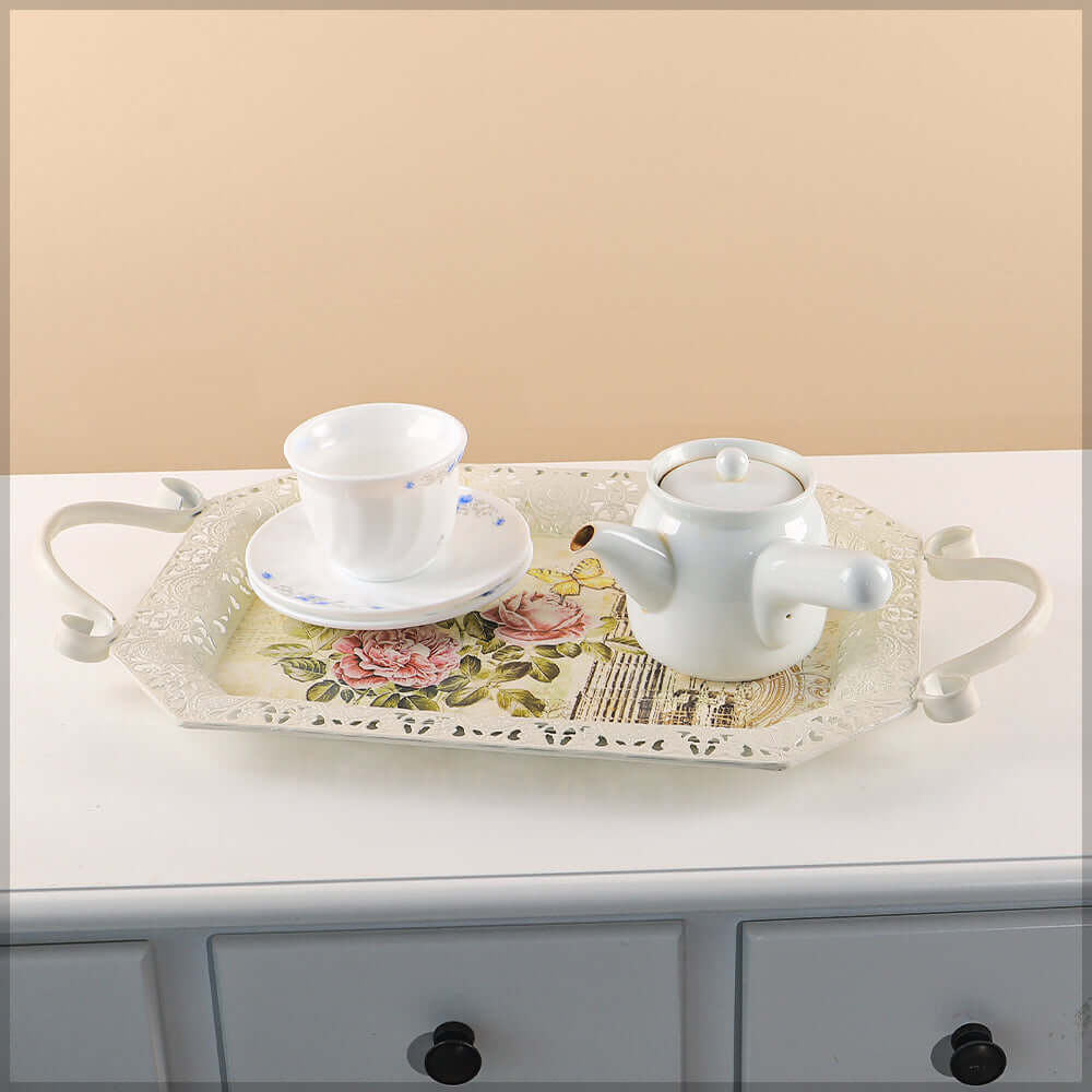 Metal Fruit / Serving Tray - Image 5