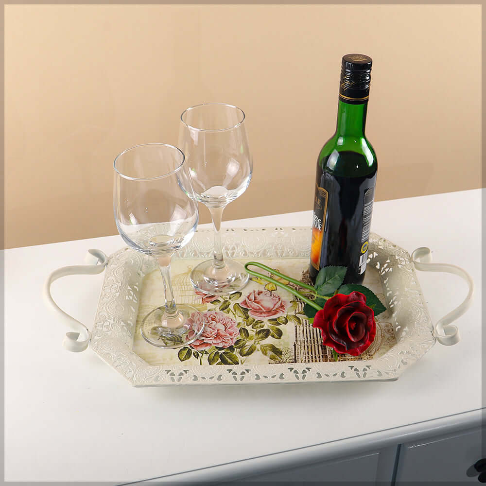 Metal Fruit / Serving Tray - Image 6