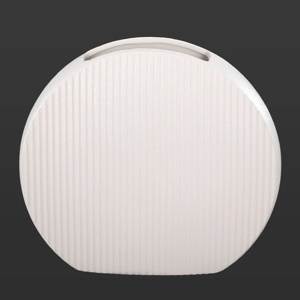 Minimalist Round Ceramic Vase