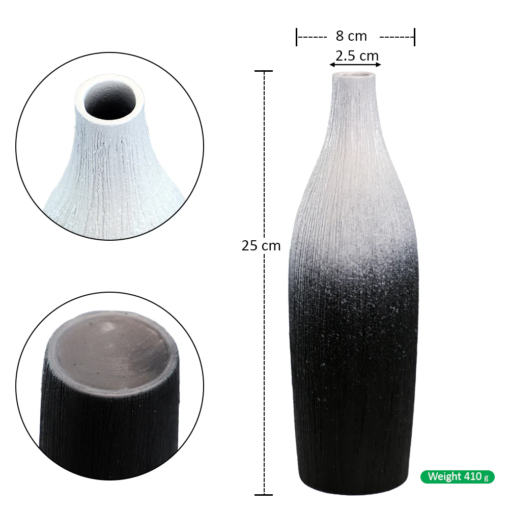 Modern Bottle Shaped Ceramic Vase(Flower Not Included) - Image 3