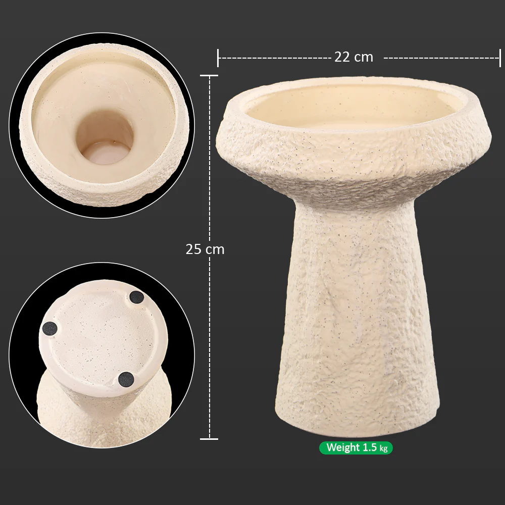 Modern Ceramic Birdbath Design Vase - Image 2
