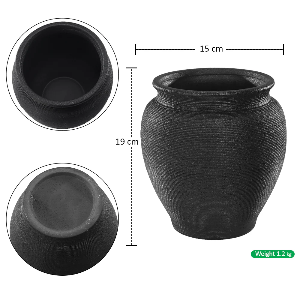 Modern Minimalist Round Vase - Image 2