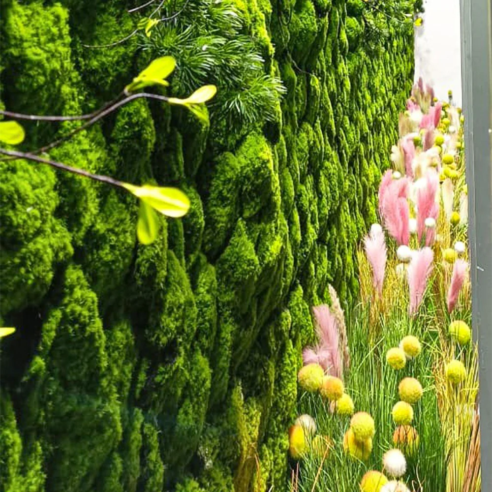 Moss Carpet Wall Decoration for display purposes only (non-sale)