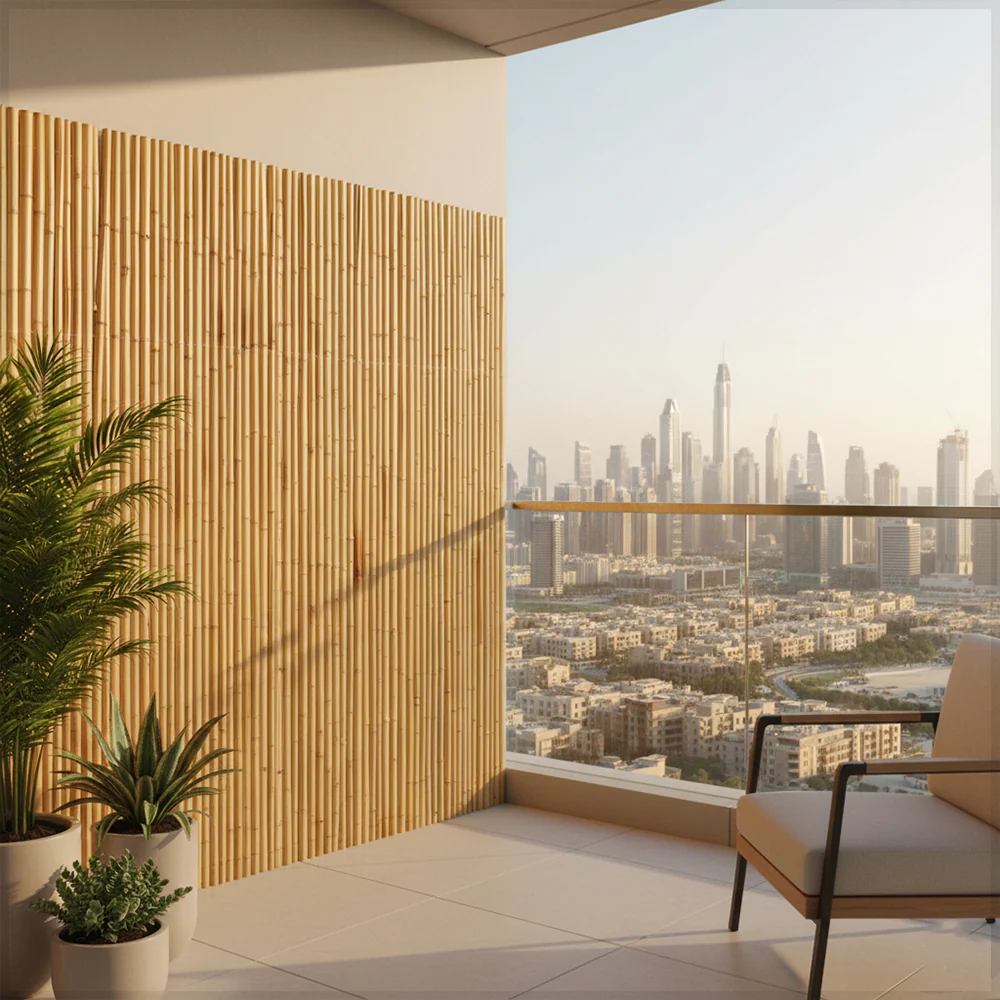 Natural Rolled Bamboo Fence Thick Natural Privacy Fence - Image 5