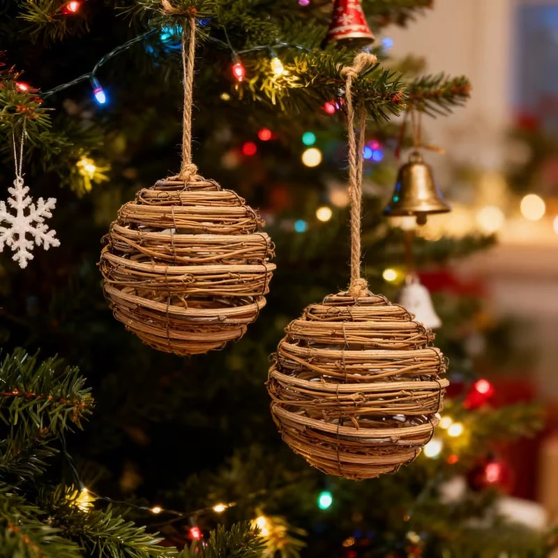 Natural Vine Hanging Ball Ornament 🌿 - Image 4