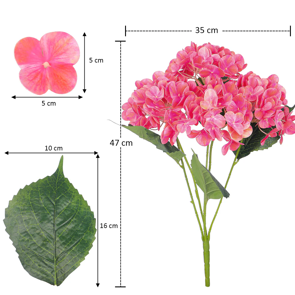 Natural 3D Hydrangea Flower(without vase) - Image 6