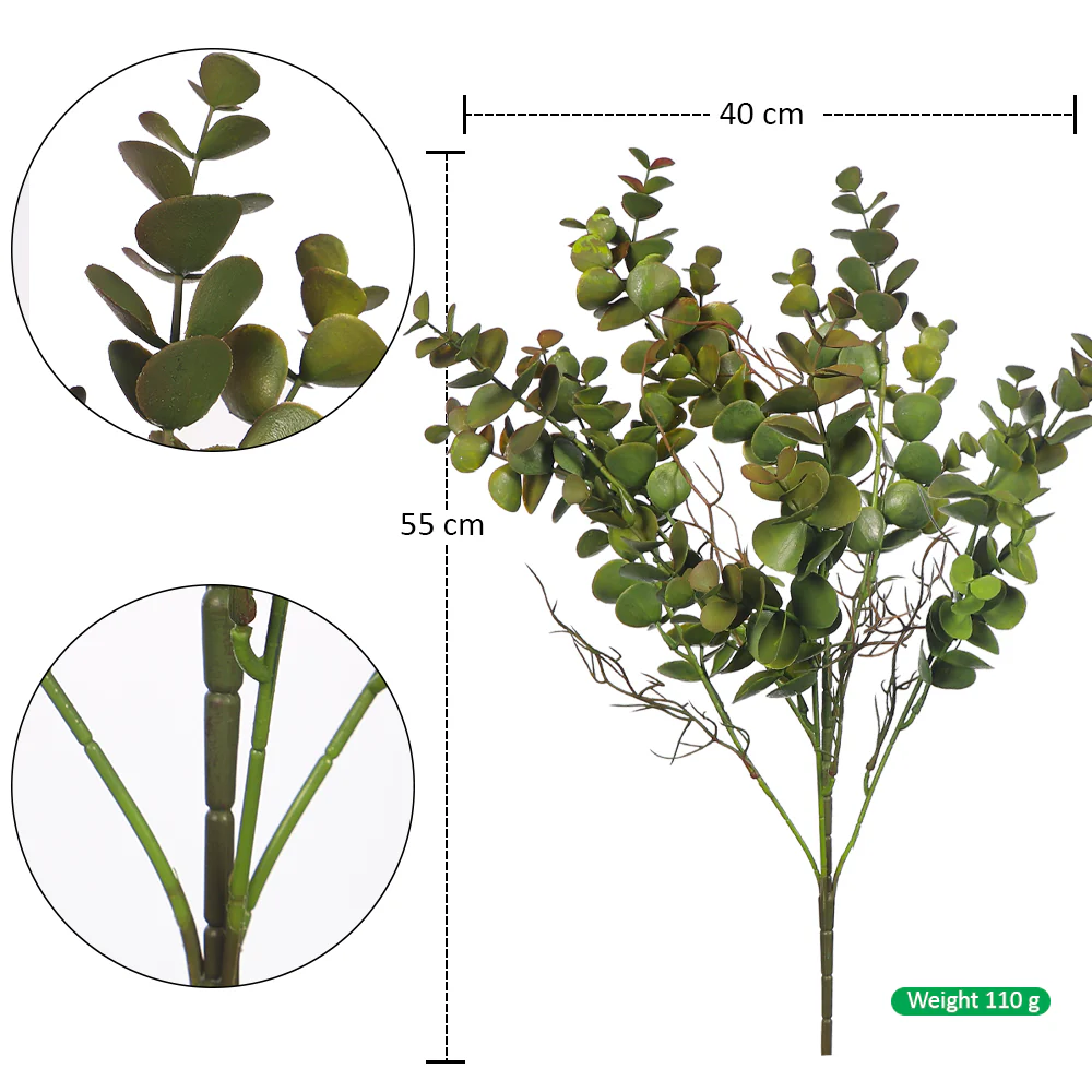 Nearly Natural 55 cm Eucalyptus Pick(without vase) - Image 2