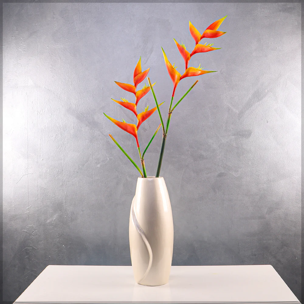 Single Stem Nearly Natural Birds of Paradise Flower(without vase) - Image 21