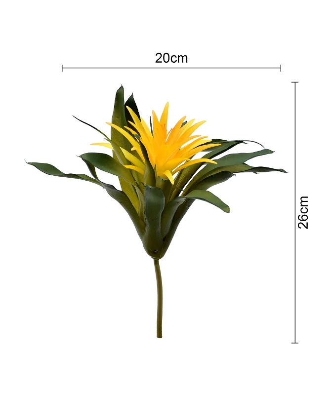 Single Piece Nearly Natural Bromeliad Guzmania Fake Plant(without vase) - Image 2