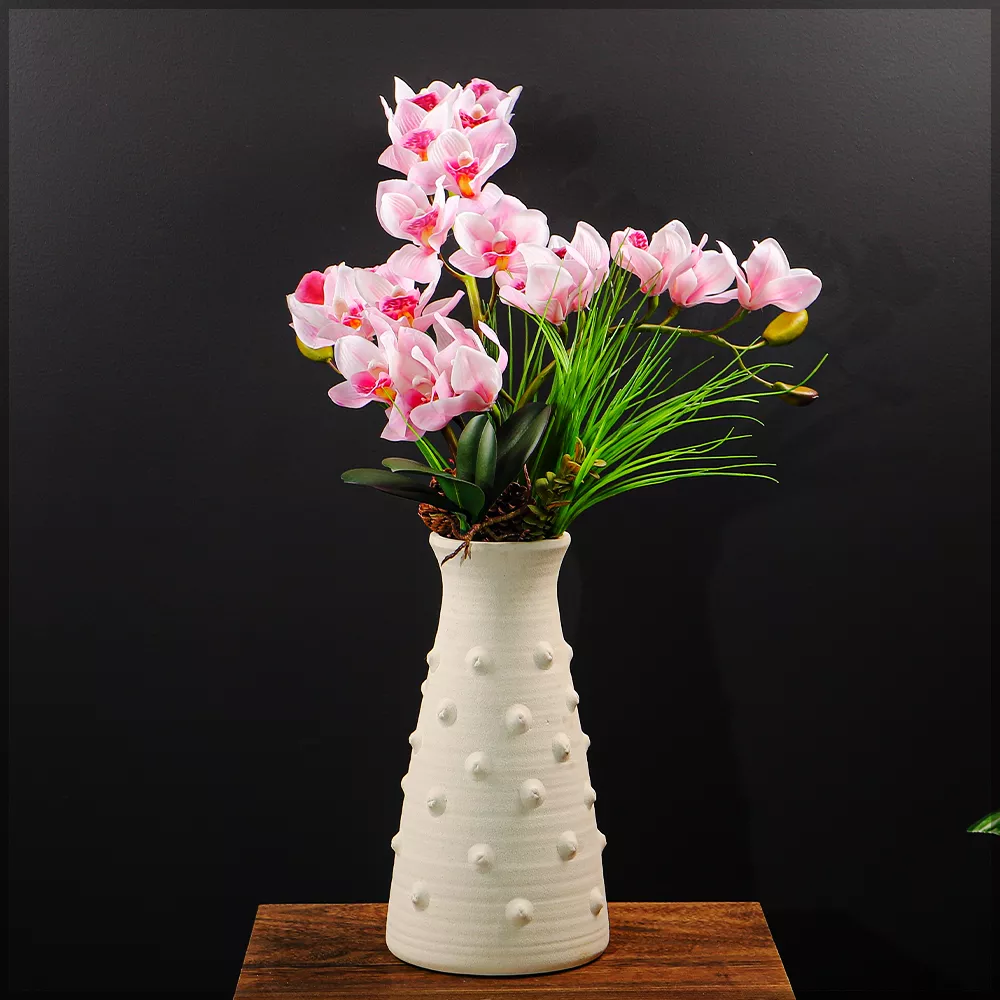 Nearly Natural Cymbidium Pink Flowers - Image 2