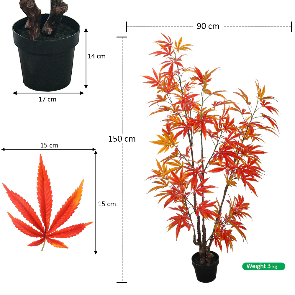 Nearly Natural Maple Plant - Image 3