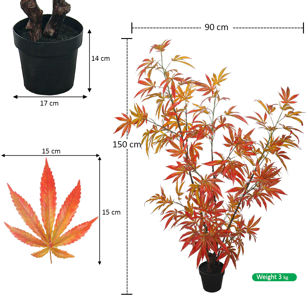 Nearly Natural Maple Plant - Image 9