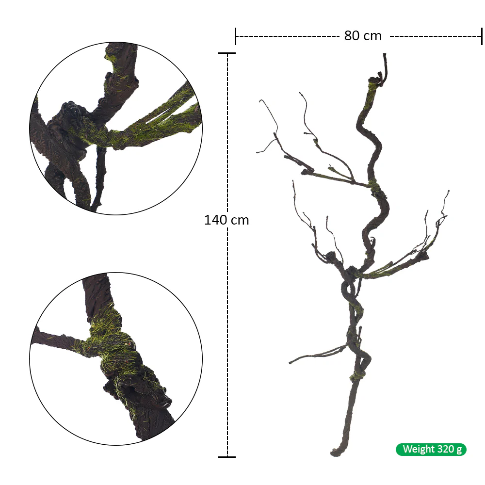 Nearly Natural Moss Twig Vine - Image 2