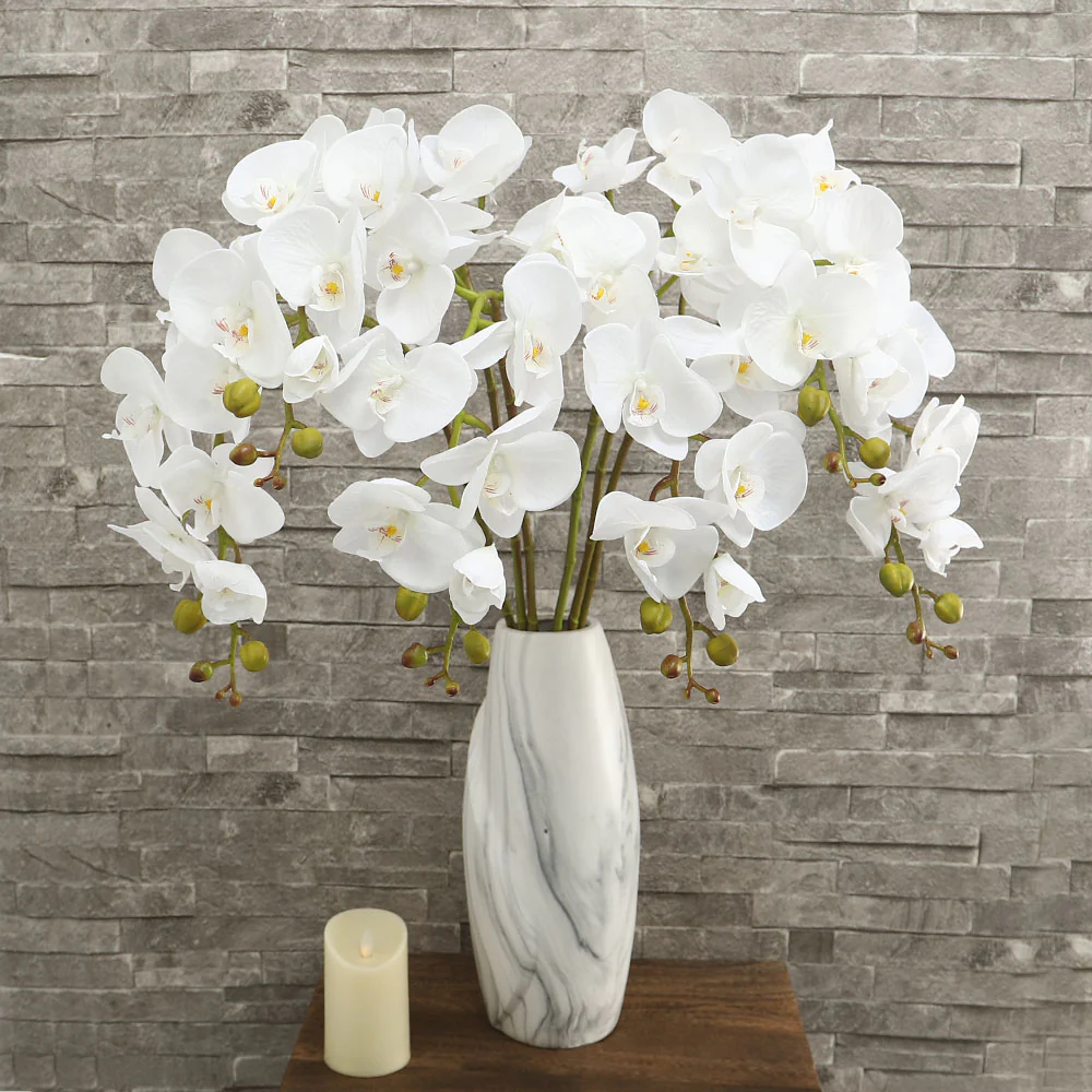 Nearly Natural Orchid Flower Single Stem(without vase)