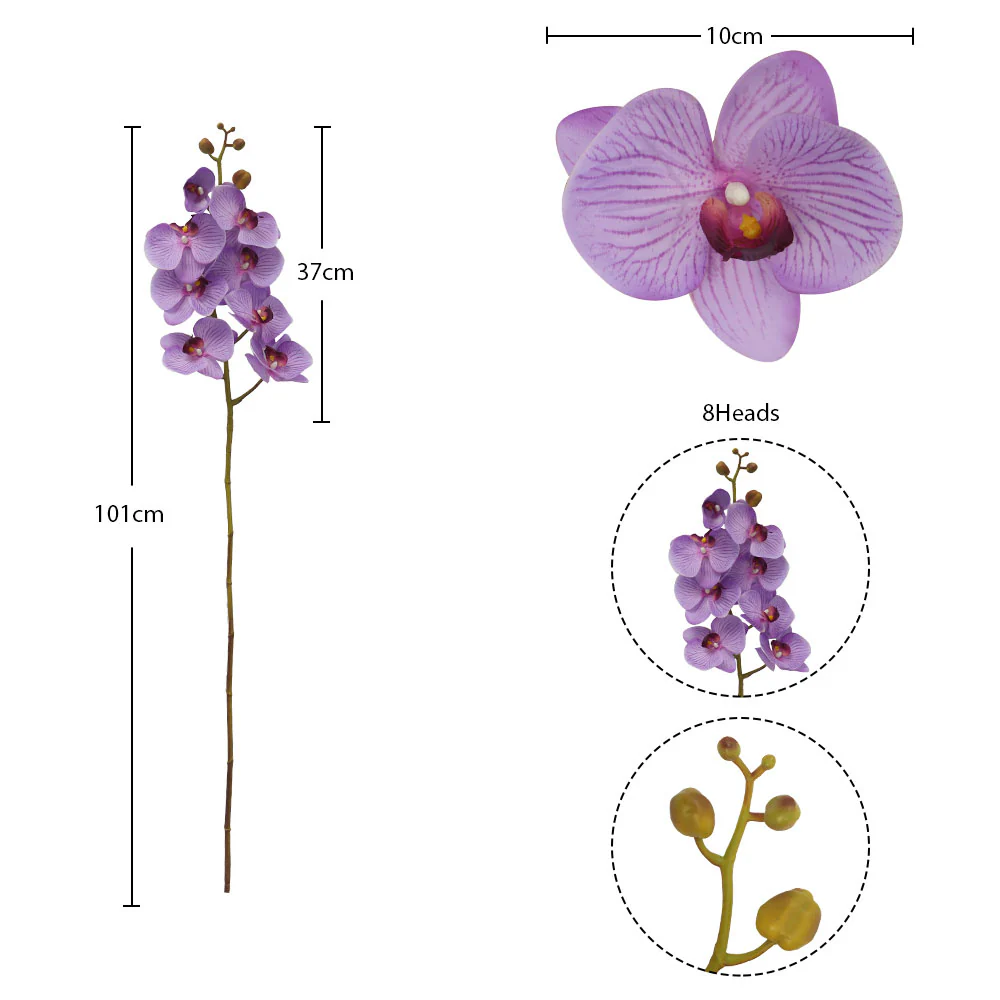 Nearly Natural Orchid Flower Single Stem(without vase) - Image 21