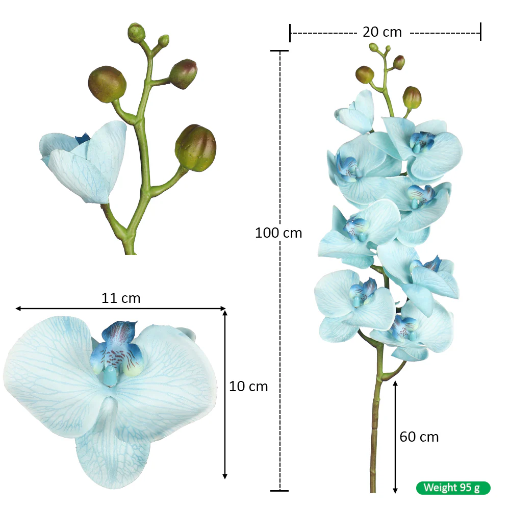 Nearly Natural Orchid Flower Single Stem(without vase) - Image 30