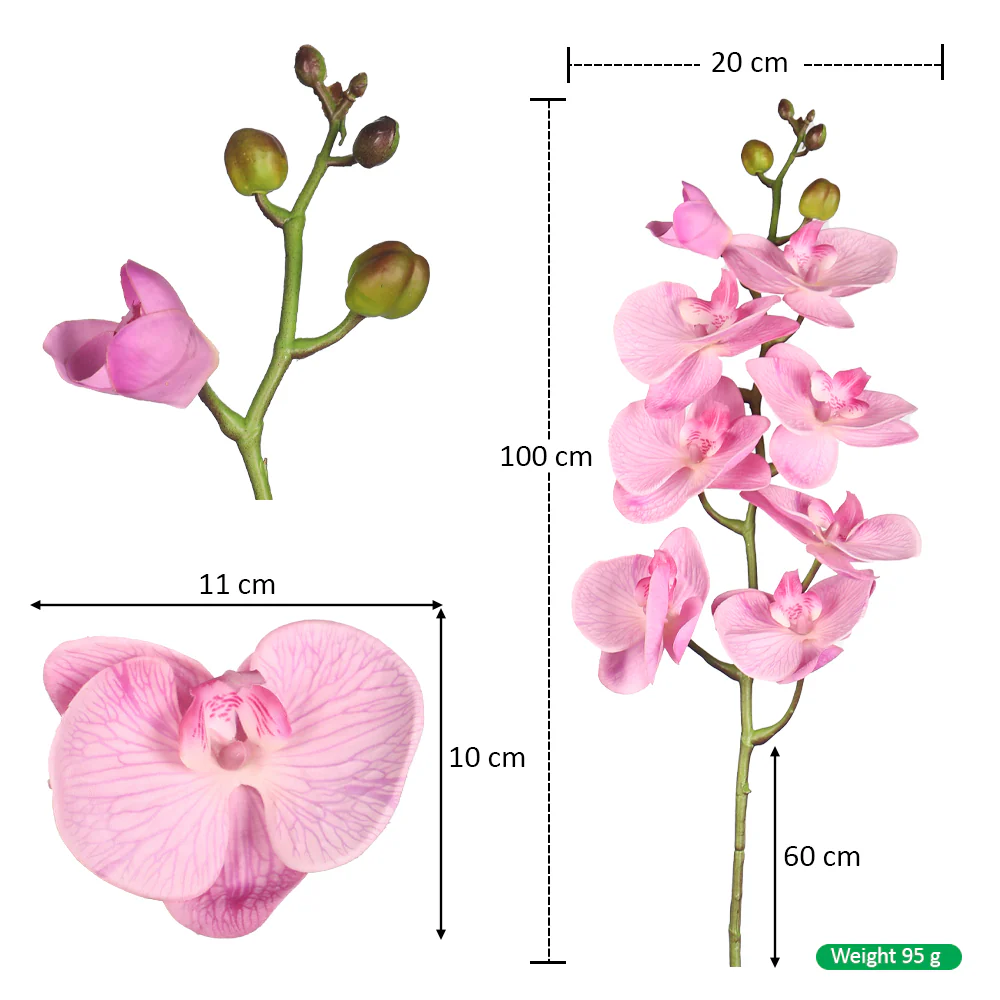 Nearly Natural Orchid Flower Single Stem(without vase) - Image 88