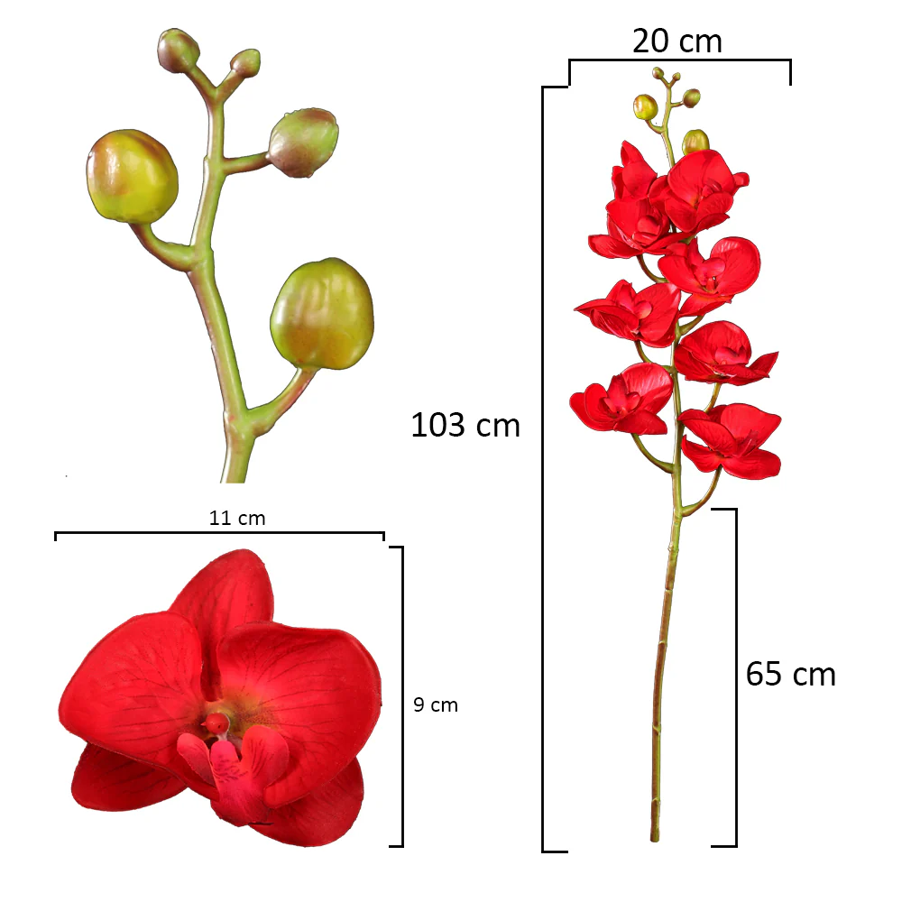 Nearly Natural Orchid Flower Single Stem(without vase) - Image 91