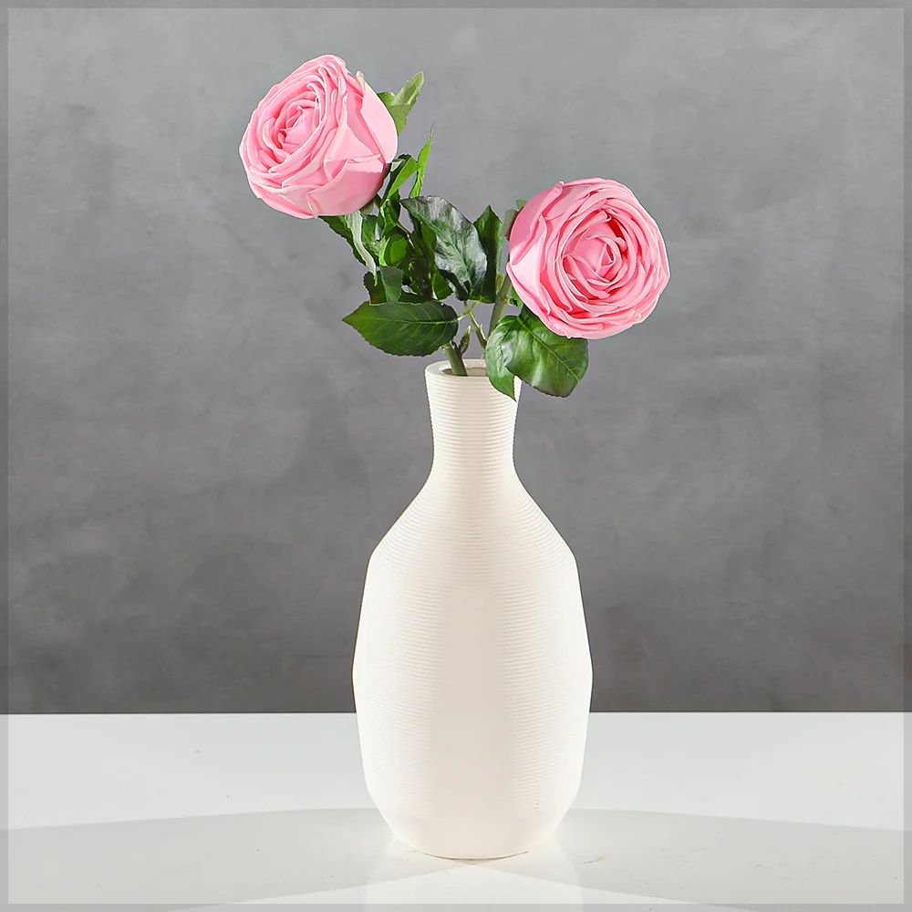 Nearly Natural Single Stem Artificial Rose (without vase) - Image 16
