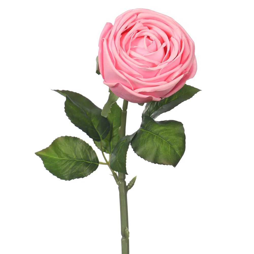 Nearly Natural Single Stem Artificial Rose (without vase) - Image 18