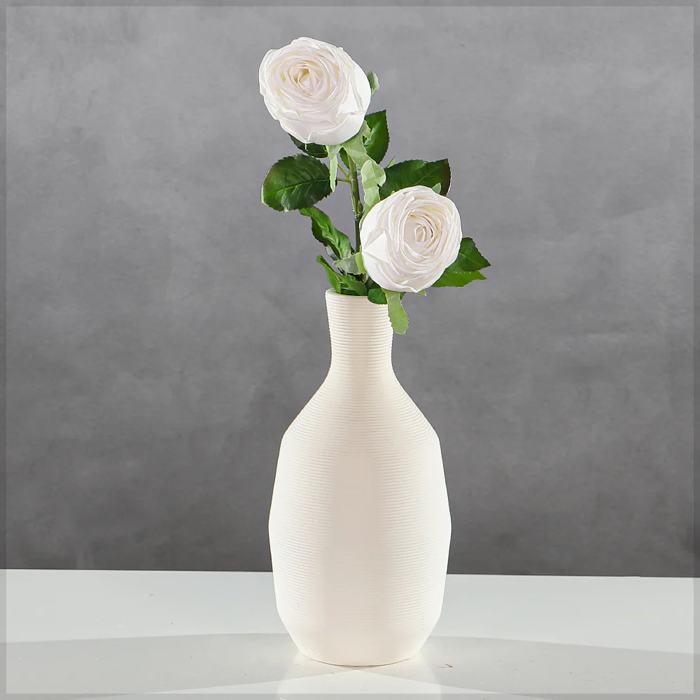 Nearly Natural Single Stem Artificial Rose (without vase) - Image 19