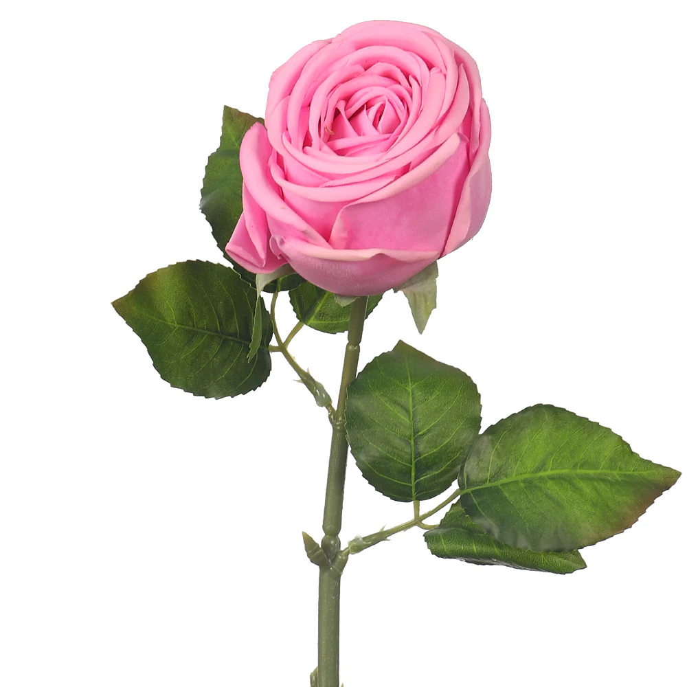 Nearly Natural Single Stem Artificial Rose (without vase) - Image 24