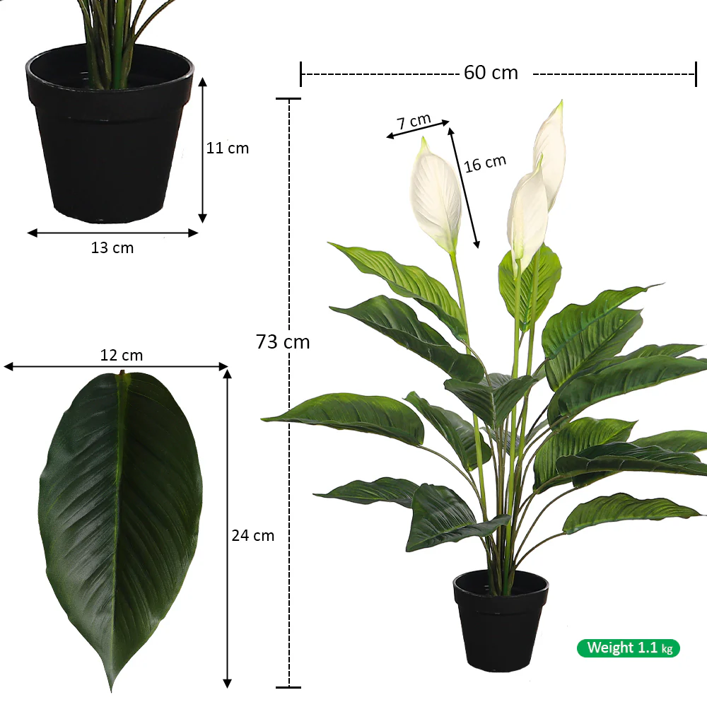 Nearly Natural White Calla Plant - Image 3