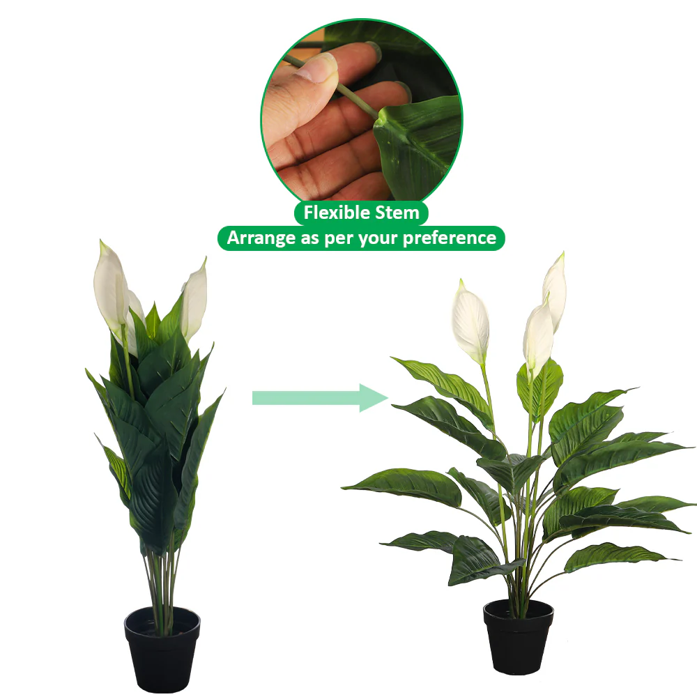 Nearly Natural White Calla Plant - Image 4