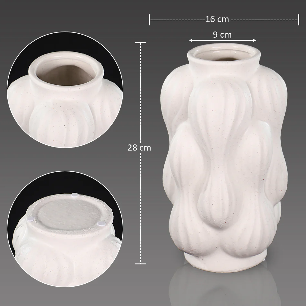 Nordic Ceramic Relief Art Vase(Flower Not Included) - Image 9