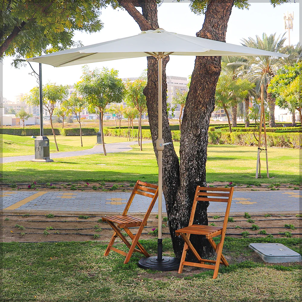 Outdoor Wall Half Umbrella with Base(Umbrella with base Only) - Image 10