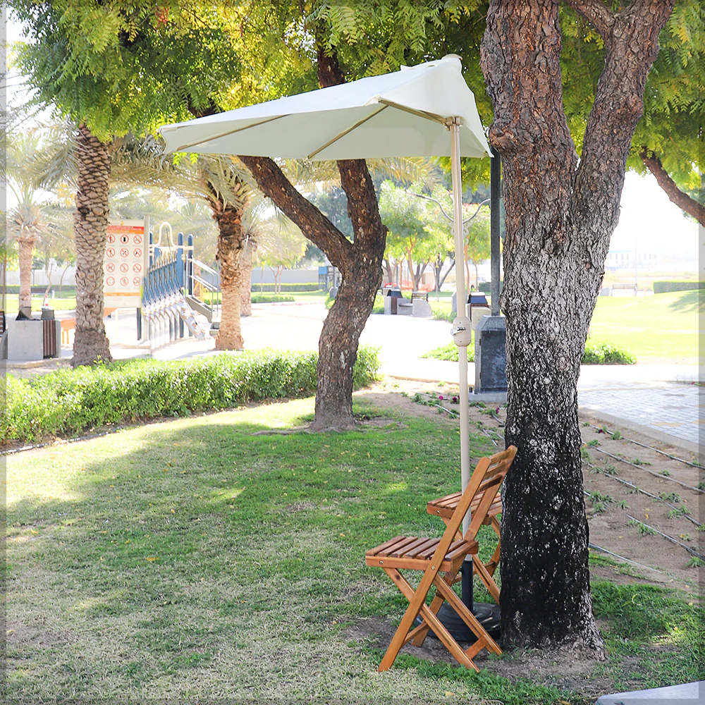 Outdoor Wall Half Umbrella with Base(Umbrella with base Only) - Image 12