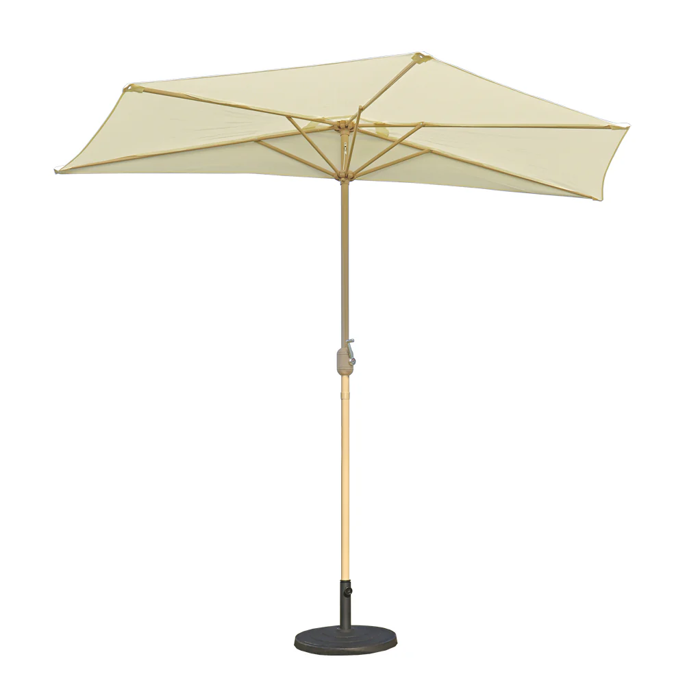 Outdoor Wall Half Umbrella with Base(Umbrella with base Only) - Image 2