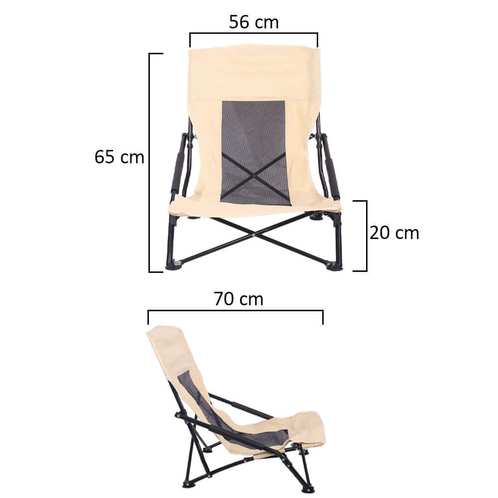 Patio Lounge Low Height Chair with Arm Rest for Reading Garden Chair - Image 4