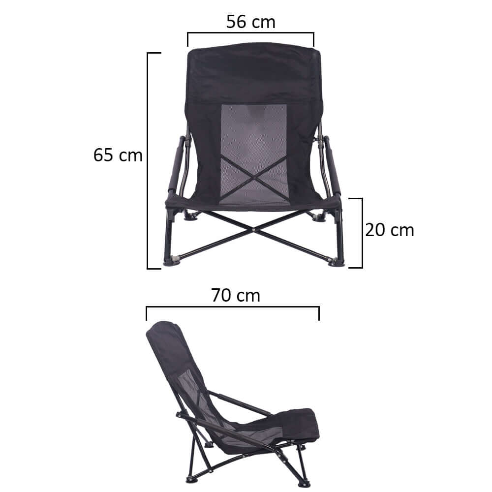 Patio Lounge Low Height Chair with Arm Rest for Reading Garden Chair - Image 9