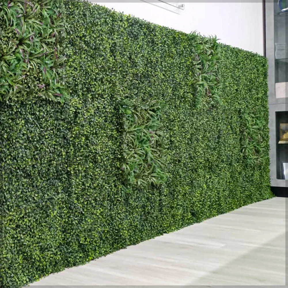 Plastic Grass Panels Wall Decoration for display purposes only (non-sale)