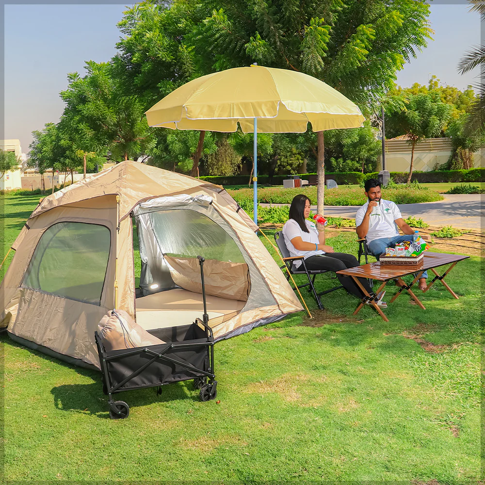 Pop up Camping Tent with Awning(Tent Only) - Image 13