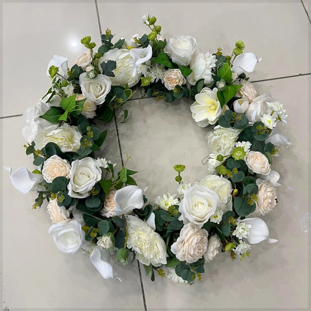 Pure Grace Floral Wreath for display purposes only (non-sale)
