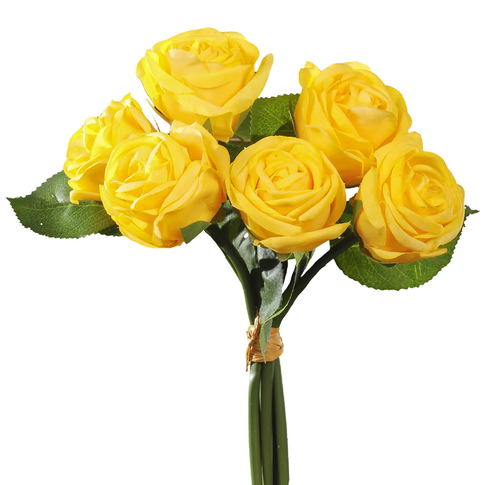 Real Touch Artificial Rose Flowers Single Bunch (without vase) - Image 13