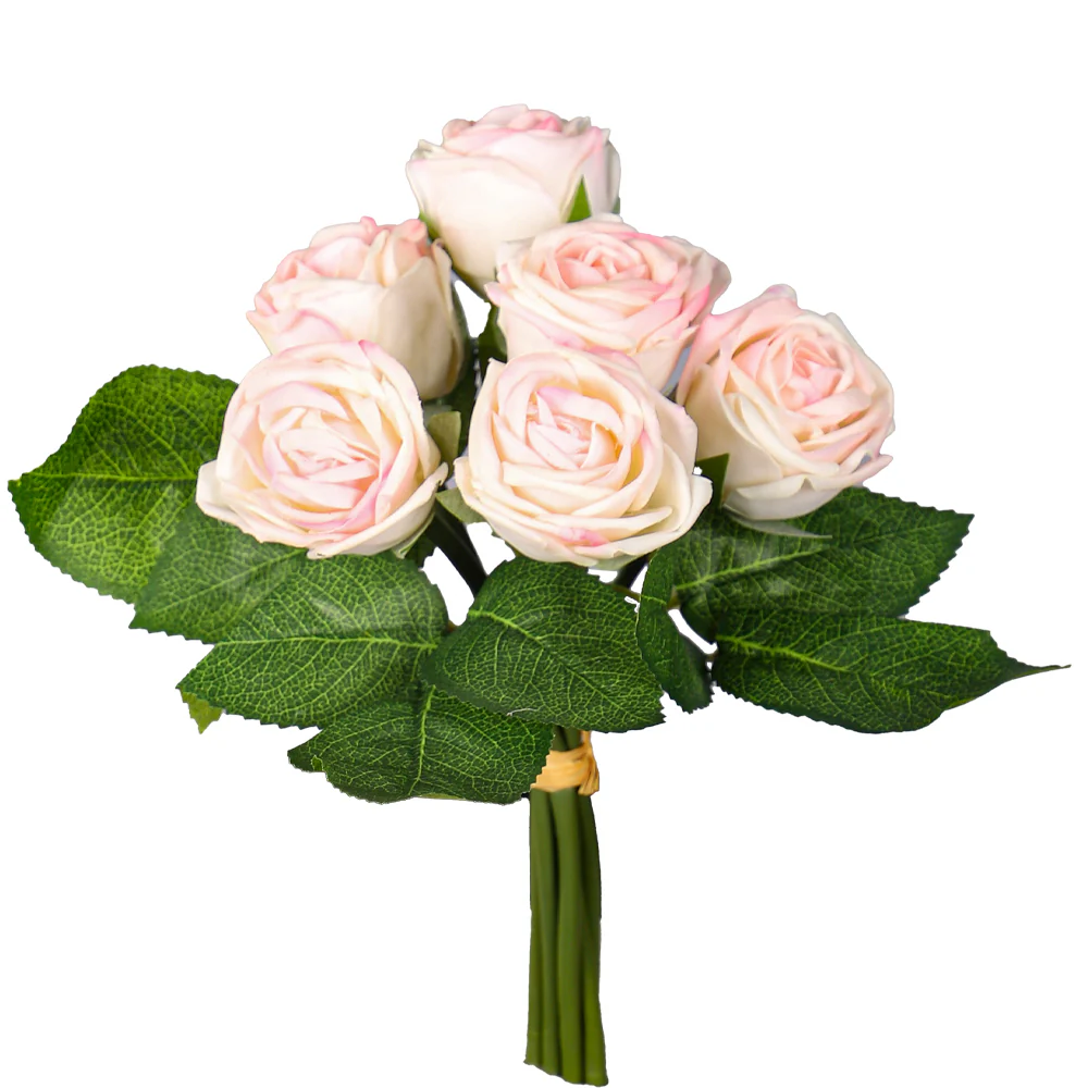 Real Touch Artificial Rose Flowers Single Bunch (without vase) - Image 20